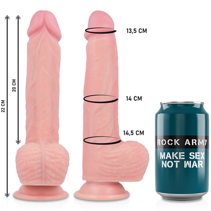 Rock Army - Harness + Apache Premium Silicone Vibrator Liquid With Remote Control 20.5 x 16.0 x 4.6 cm, Unisex