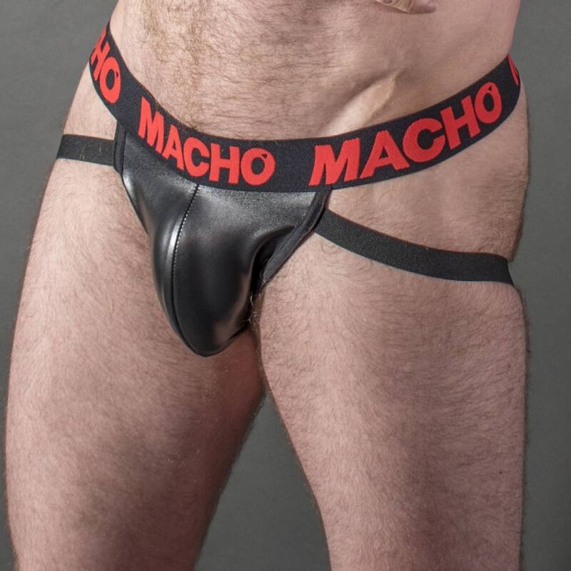 Macho Underwear-Bărbat Mx25Rc Jock Piele Roșie M