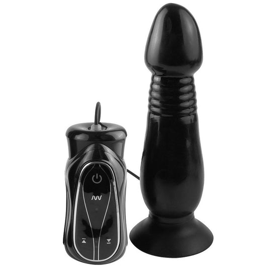 Anal Fantasy Series - Thruster Vibrator with Pulsations and Thrusts, Silicone Elite, Remote Control and Suction Cup