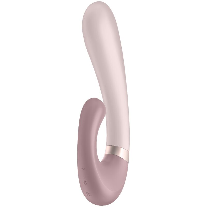 Satisfyer Heat Wave Vibrator App - Clitoris and G Spot Stimulation with Vibration and Heat, Pink