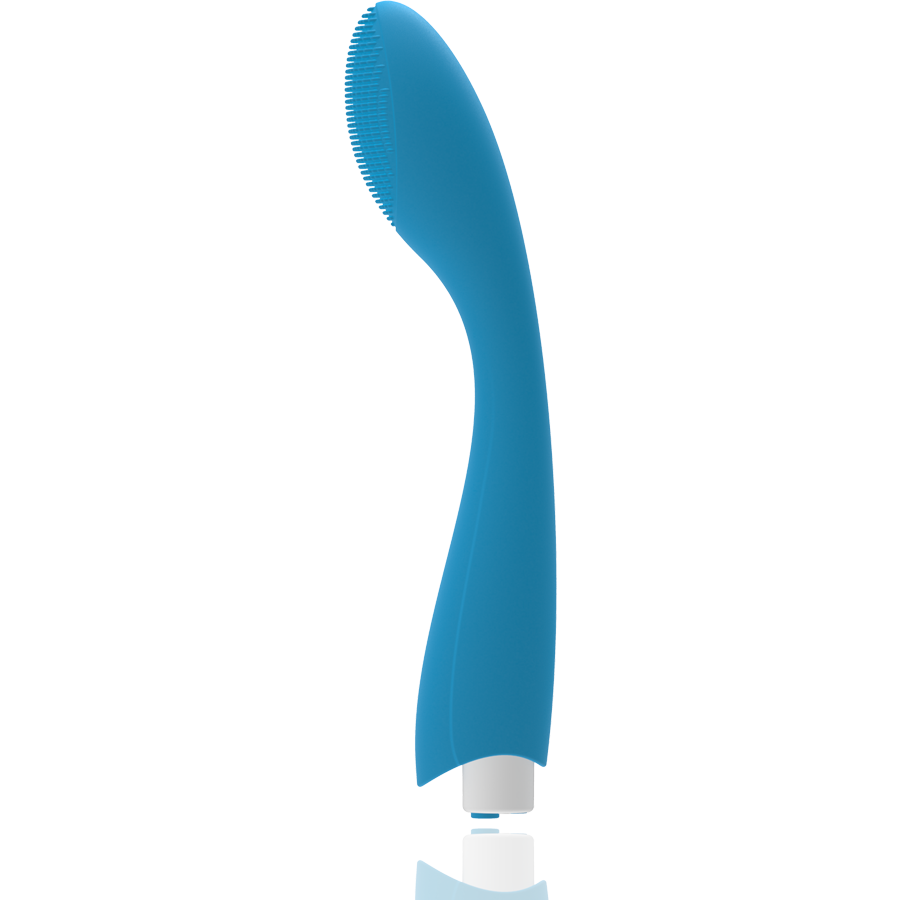 G-Spot - Gylbert Turquoise Blue G Spot Rechargeable Vibrator, 10 Vibration Modes, Medical Silicone, Dimensions: 200x50mm