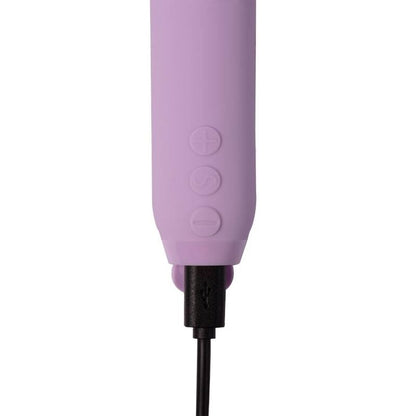 Je Joue - Duet Bullet Lilac, Compact Vibrator with Multiple Surfaces, 5 Speeds and 7 Patterns, Waterproof, USB Rechargeable, Dimensions: 115mm x 28.5mm x 28.5mm