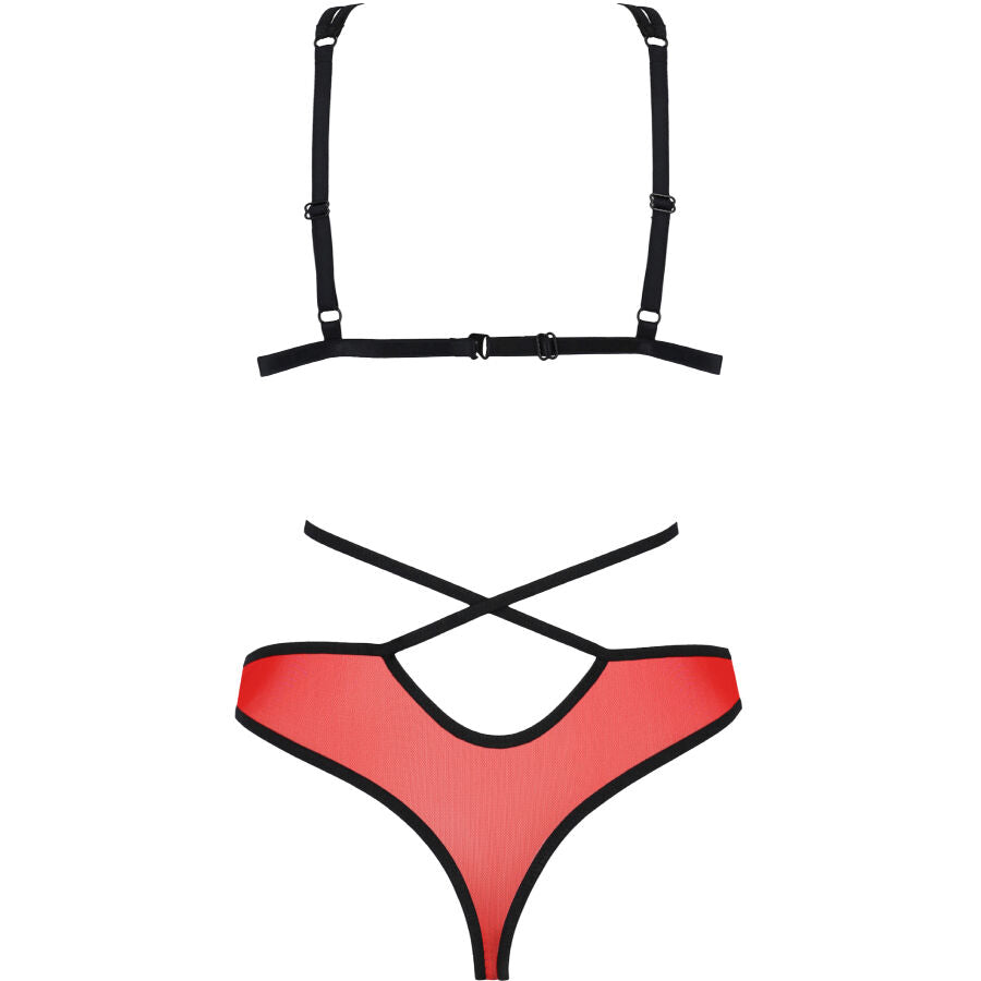 Passion Woman Sets - Erotic Set Peony Red Line L/XL