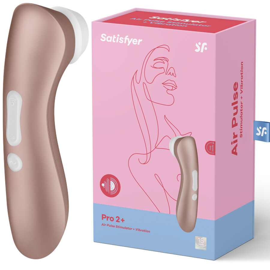 Satisfyer Air Pulse - Satisfyer Pro 2 Vibration 2020 Edition, Non-Contact Clitoral Stimulation, 11 Programs, Rechargeable, Body-Friendly Silicone