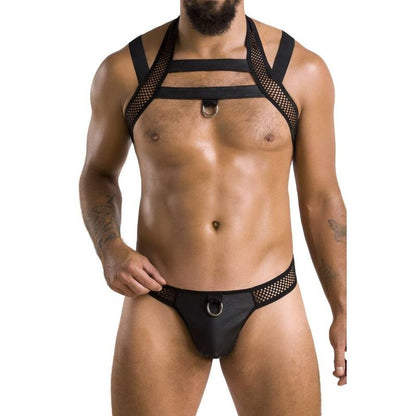 Passion Men - Set Jacob Black S/M, Material: 60% Polyurethane, 40% Polyester, Made in the EU, Oeko-Tex Certified