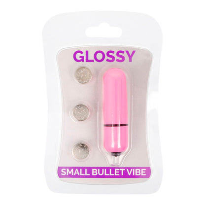 Glossy - Bullet Mic Vibe Deep Rose, Effective Vibrator, Water Resistant, RPM 17,500, Glossy