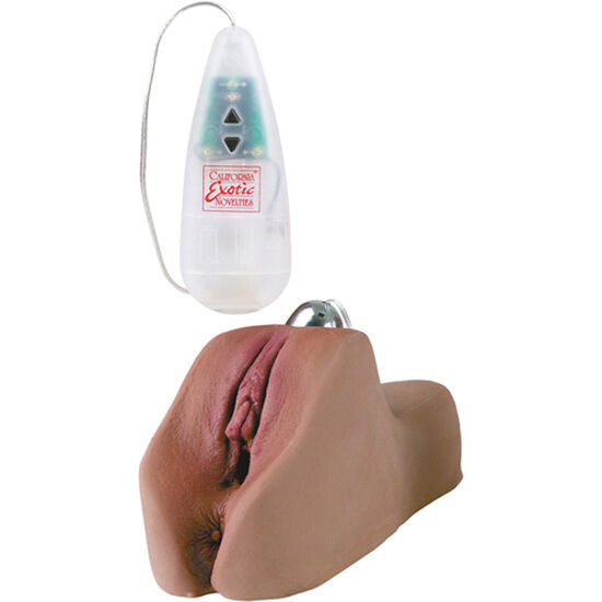 California Exotics - Futurotic Vibrating Vagina and Anus, Realistic Replica of Popular Actress, 5 Vibration Functions