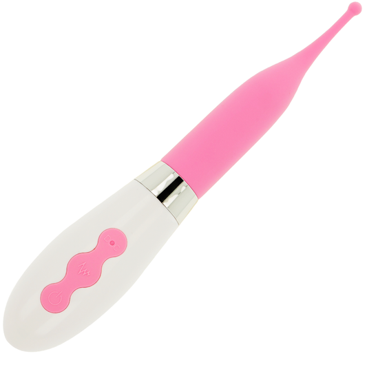 Ohmama - Rechargeable Clitoris Stimulator 10 Vibration Modes, Circular Silicone Tip, Material Silicone, PVC and ABS, Dimensions 20 x 3.5 cm