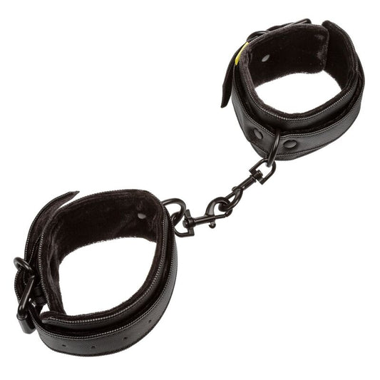 California Exotics - Boundless - Fully Adjustable BDSM Ankle Cuffs with Vegan Leather Lining