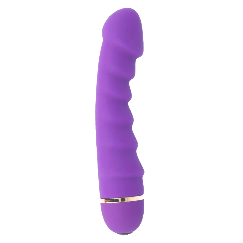 Intense Fun - Sally Vibrator with 20 Speeds, Soft Silicone, Purple, 3.4 cm x 16 cm, Water Resistant