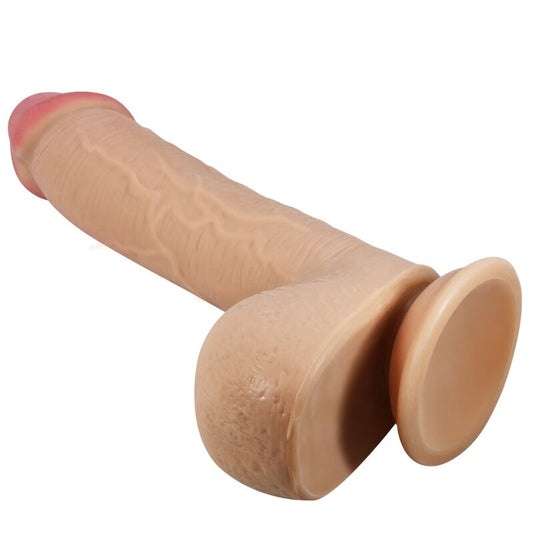 Pretty Love High Grade- Dildo Realist Cu Piele Glisantă Cu Ventuză Carne 23.4 Cm