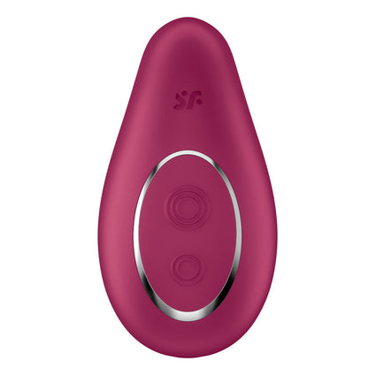 Satisfyer Layons - Red Dipping Delight Relaxation Vibrator with 12 Vibration Programs, Soft Silicone, Water Resistant