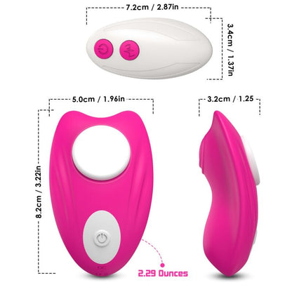 Armony Wearables- Fluture Purtabil Chiloți Vibrator Telecomandă Roz