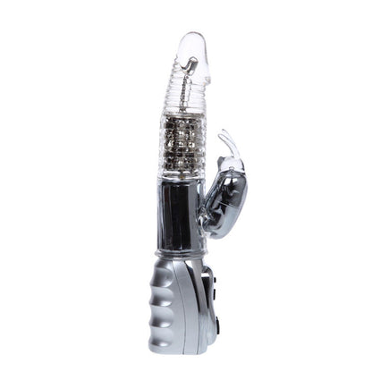 Baile Rotations - Missile Amour Transparent Vibrator with Vibrations and Rotations - 26.5 cm x 3.8 cm