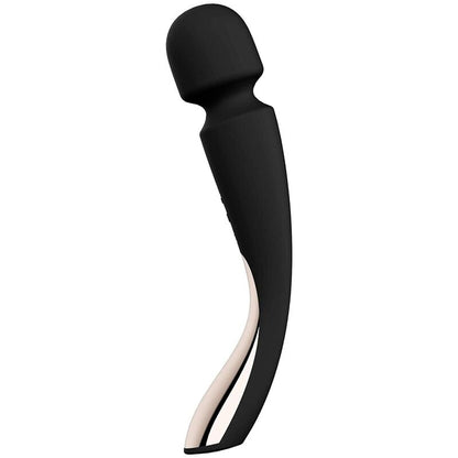 Lelo - Smart Wand 2 Massager Medium Black, 10 Modes, Elegant Design