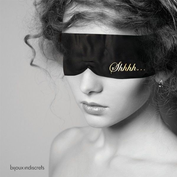 Bijoux Indiscrets - Shhh Satin Eye Band with Sensual Messages