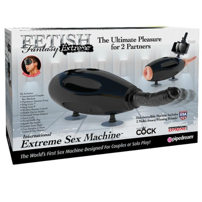 Fetish Fantasy Extreme - International Sex Machine with Vibrator and 2 Interchangeable Dildos