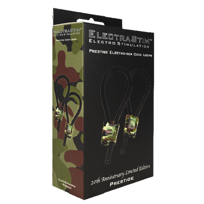 Electrastim - Prestige Electraloops Camouflage Adjustable Penis Rings 60 mm - Unique BDSM Accessories, Electrastim