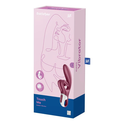 Satisfyer Vibrator- Touch Me Rabbit Vibration Roșu