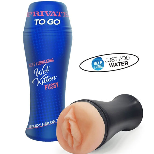 Private - Self-Lubricating Wet Pussy Masturbator With Smooth Realistic Texture