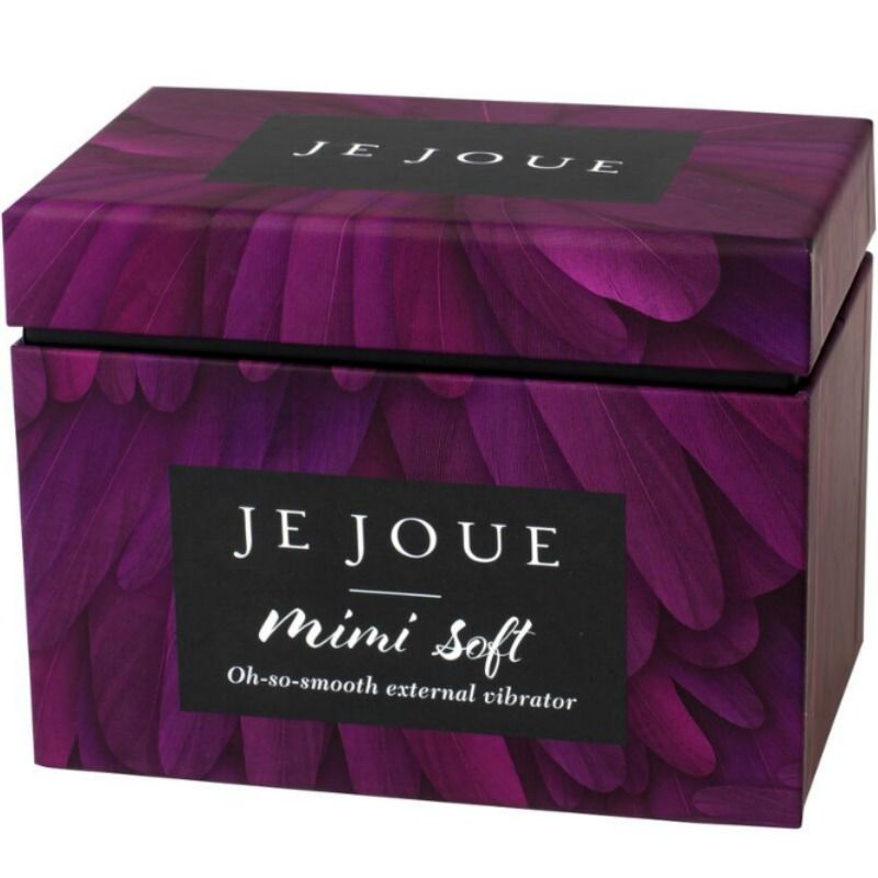 Je Joue MiMi Soft - Massage Vibrator Black, Waterproof, Rechargeable, 5 Vibration Patterns, Covered with Soft Silicone