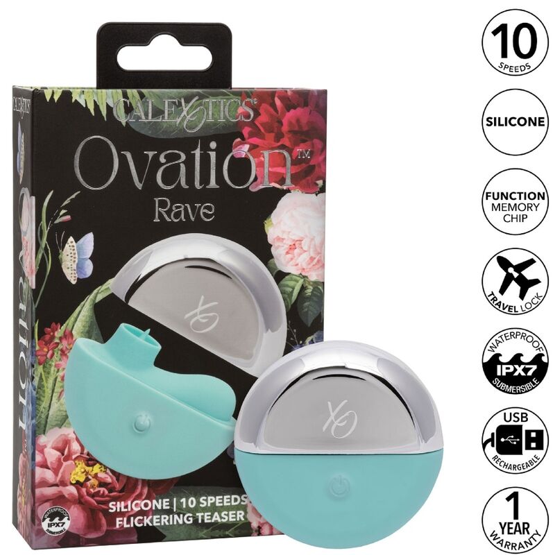 Calexotics- Ovation Rave Stimulator Aqua Verde