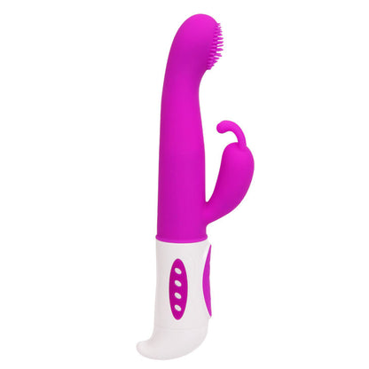 Pretty Love Smart - Hugh Massager with Rabbit Clit Stimulator, G-Spot Rotation, 12 Vibration Modes, 4 Rotation Modes, 2 Motors, Purple