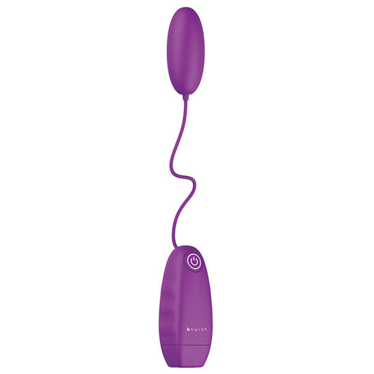 B Swish Bnaughty Classic - Purple Bullet Vibrator with 5 Functions, Waterproof