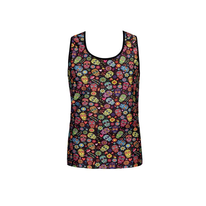 Anais Men Accesories Mexico Top M Soft Modal Floral Skull Print Classic Style Various Sizes Available