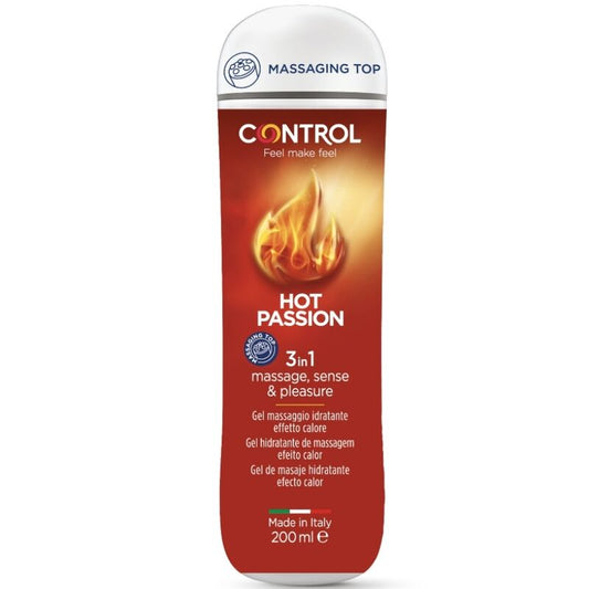 Control Lubes-Control Hot Passion 3 În 1 Gel 200 Ml