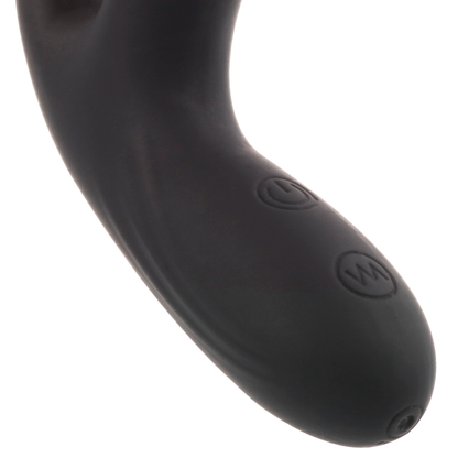 Addicted Toys Black Vibrating Anal Massager Toys, Rechargeable Prostate Massager, 30 Vibration Functions, 12.5cm Length