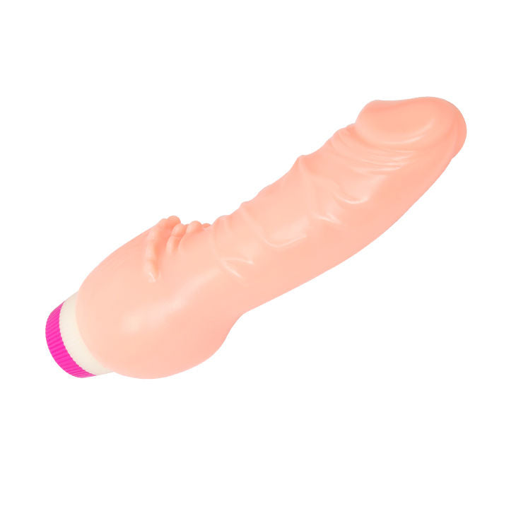 Baile Vibrators - Realistic Pleasure Waves Vibrator 19.5 cm, Adjustable Vibration, Realistic Material, Flesh Color