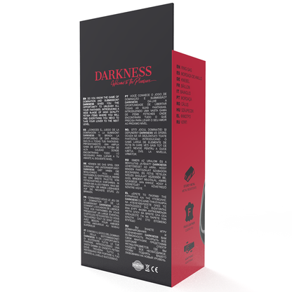 Darkness Bondage - Gag With Ring Diameter 3.6 cm For Advanced Games