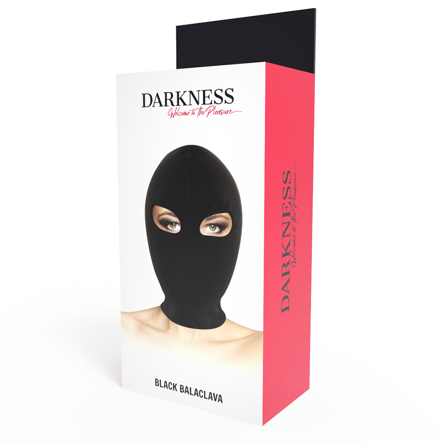 Darkness Bondage - Black Bondage Mask with Eye Opening Made of Premium Spandex