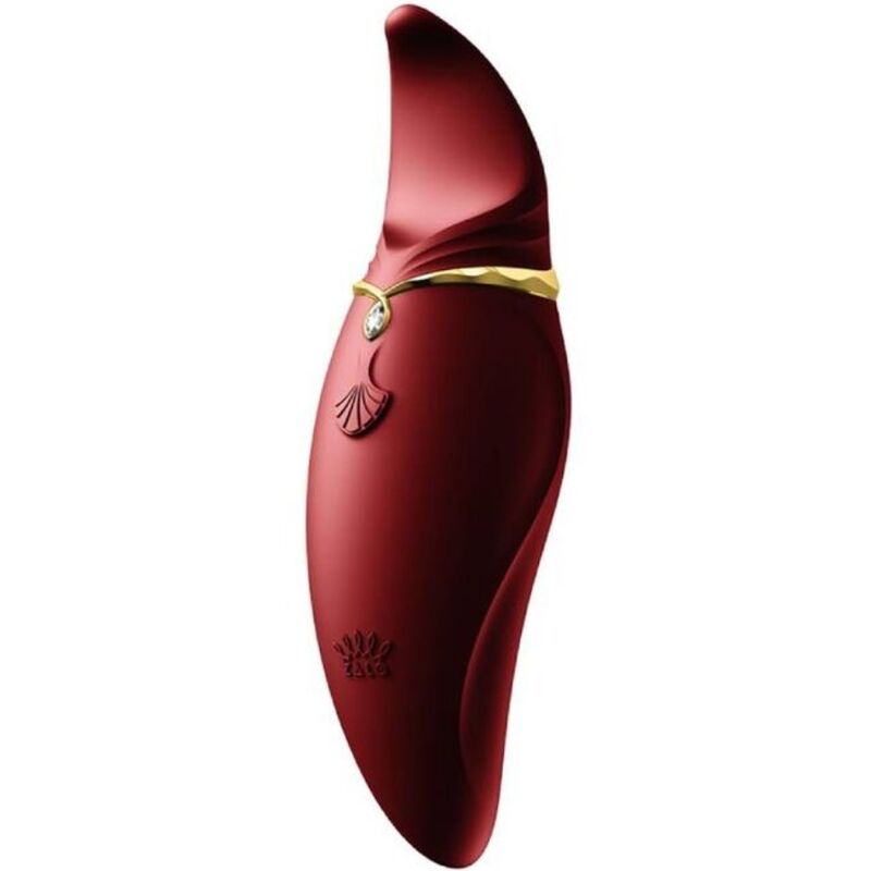 Zalo - HERO Pulse Wave Massager Red, Rechargeable Clitoris Vibrator, Dimensions: 14.6 x 5.4 x 3.9 cm