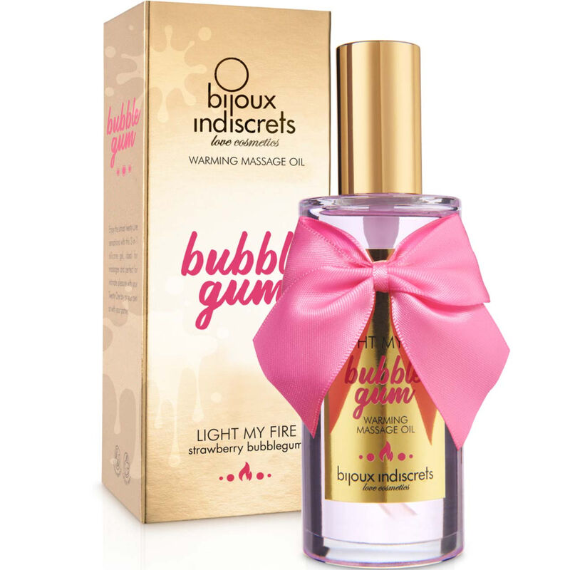 Bijoux Love Cosmetiques - Light My Fire Massage Oil With Thermal Effect Gum Flavor - 100 ml