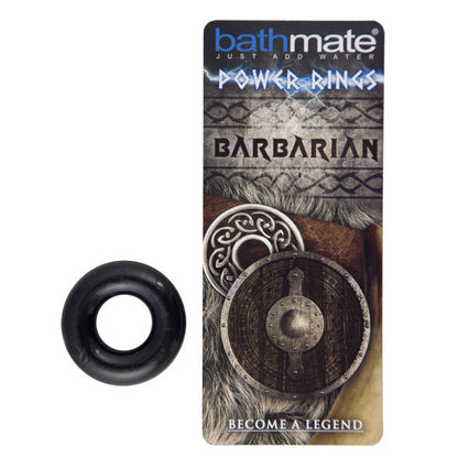 Bathmate - Barbarian Black Flexible Erection Ring Made of TPR Material