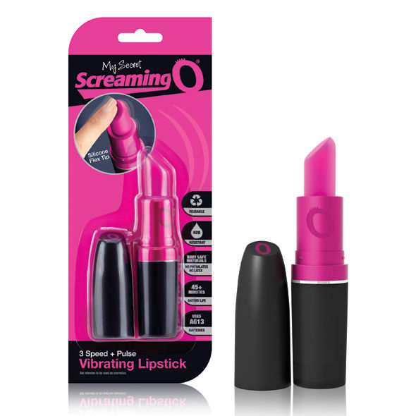 Screaming O - Mini Discreet Lipstick Lipstick Vibrator - Silent Travel Vibrator