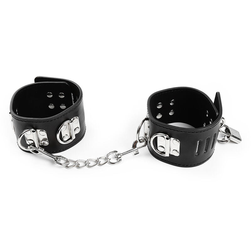 Ohmama Fetish - Hasp-Style Ankle Cuffs Made of High Quality PVC and Metal