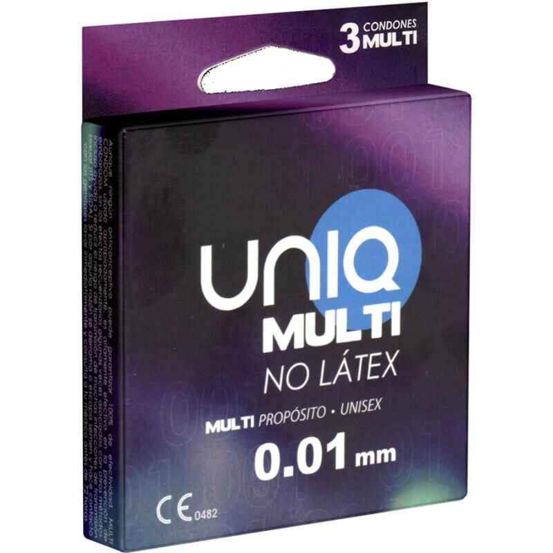 Uniq-  Prezervative Fără Latex Multi 3 Unități