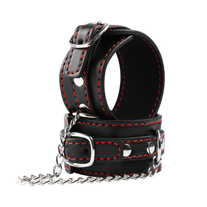 Ohmama Fetish Simplicity - Small Wrist Restraints, Composition: (PVC and Metal) 85% PVC, 15% Iron, Adjustable from 14 to 24 cm, Body Safe Material