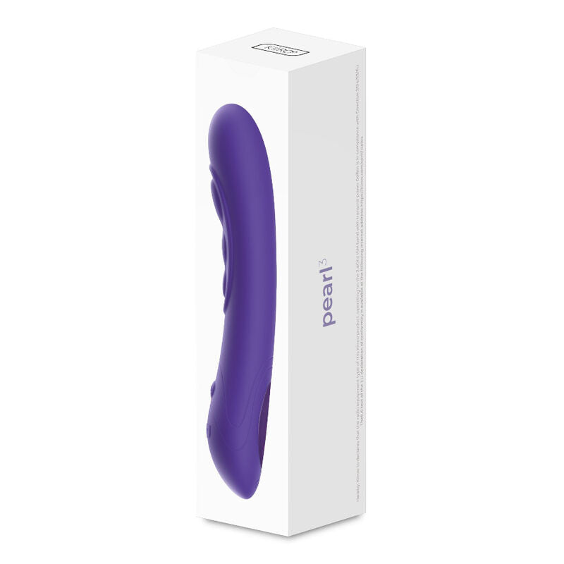 Kiiroo Pearl 3 G-Spot - Purple, Advanced G-Spot Vibrator with Touch Sensitive Technology, FeelConnect App Connectivity, 3 Hour Battery Life