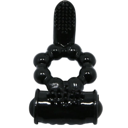 Baile For Him - Double Stimulation Ring with Strong Vibrations, TPR and ABS Material