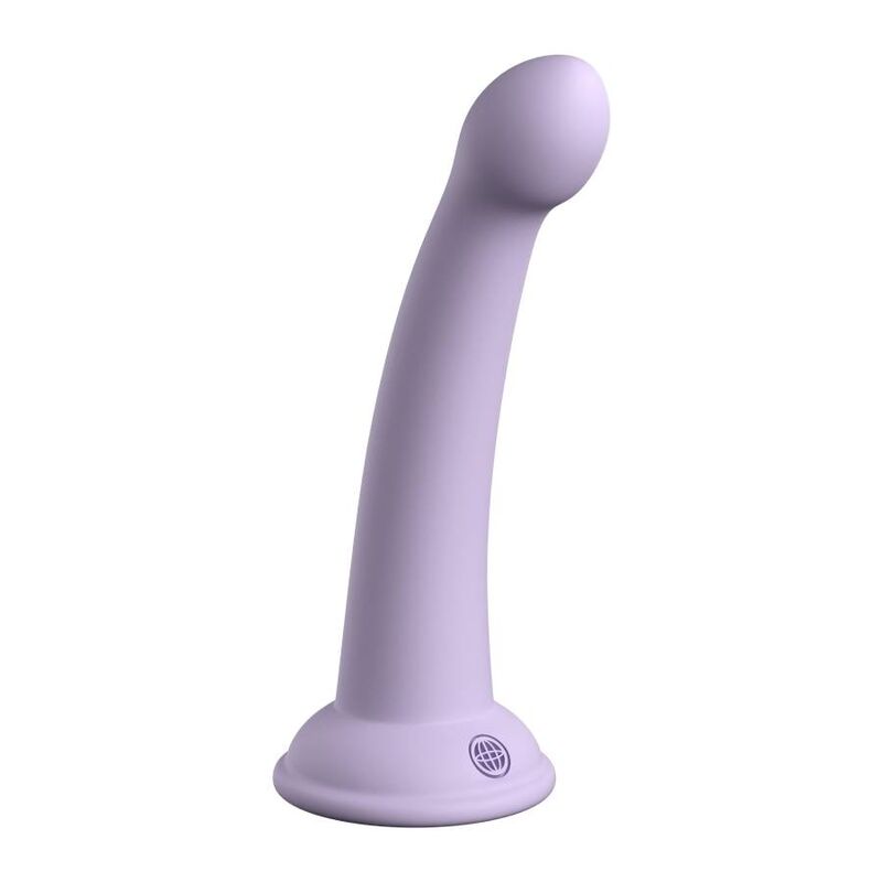 Dillio - Secret Explorer Dildo 15.24 cm Purple Silicone with Platinum