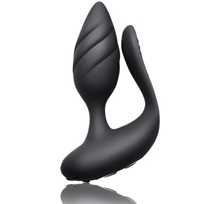 Rocks-Off - Remote Control Cocktail Vibrator for Couples with 10 Levels of Deep Vibration and Pulsation, Velvet Silicone, Water Resistant