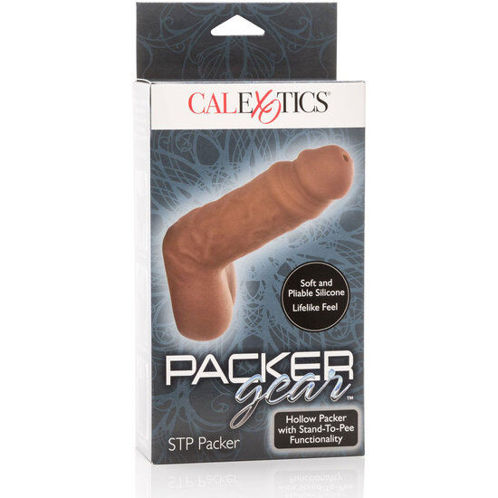 California Exotics - Calex Stand To Pee Packer Brown in Soft Silicone for Extended Pleasure