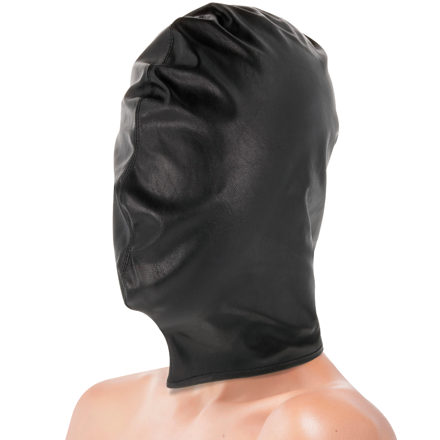 Darkness Bondage - Black Satin Bondage Mask, Made of Superior Quality Satin