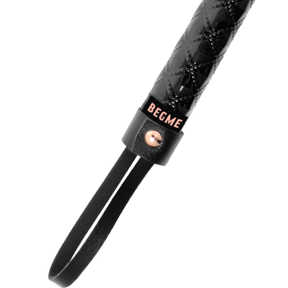 Begme Black Edition - Quality Vegan Leather Whip, Ideal for BDSM Games