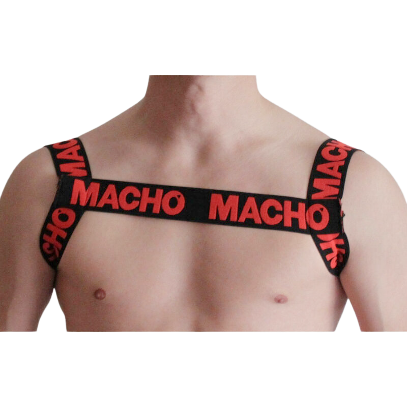 Macho Underwear - Red Harness, Composition: Elastic Adaptable