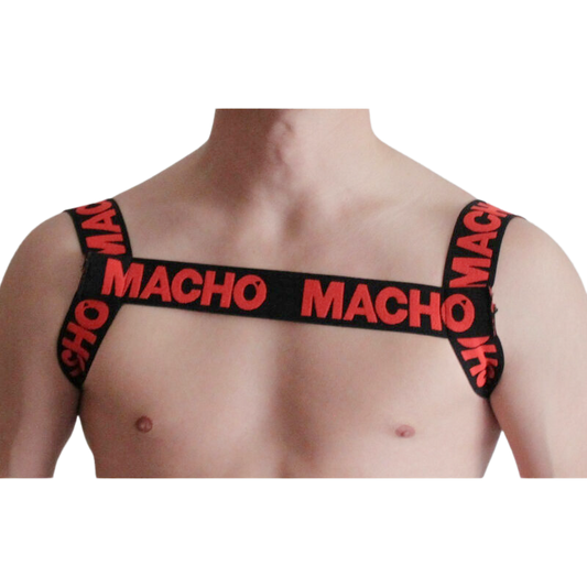 Macho Underwear - Red Harness, Composition: Elastic Adaptable